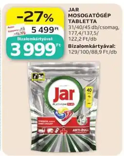 Auchan Jar Mosogatógép-tabletta ajánlat