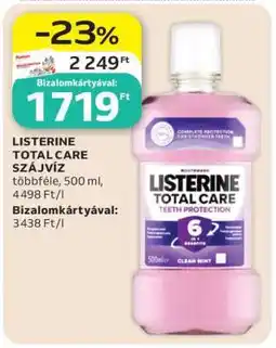 Auchan LISTERINE TOTAL CARE SZÁJVÍZ ajánlat