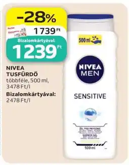 Auchan NIVEA tusfürdő ajánlat