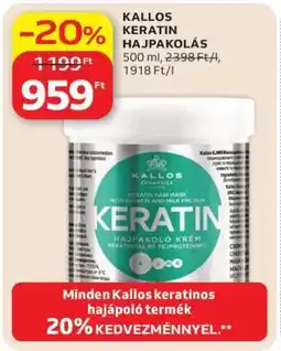Auchan KALLOS KERATIN HAJPAKOLÁS ajánlat