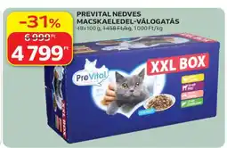 Auchan PREVITAL NEDVES MACSKAELEDEL-VÁLOGATÁS ajánlat