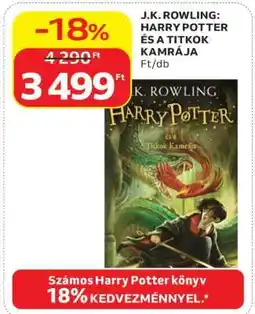 Auchan J.K. Rowling: Harry Potter és a Titkok Kamrája ajánlat