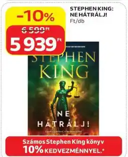 Auchan STEPHEN KING: NE HÁTRÁLJ! ajánlat
