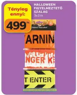 Auchan HALLOWEEN FIGYELMEZTETŐ SZALAG ajánlat