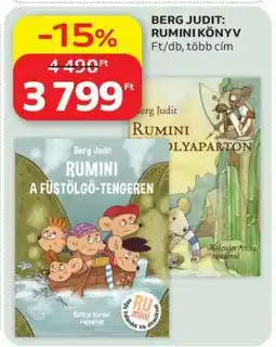 Auchan BERG JUDIT: RUMINI KÖNYV ajánlat