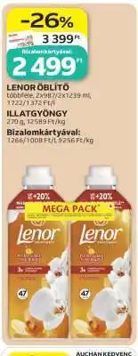 Auchan LENOR Öblítő ajánlat