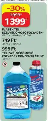 Auchan FlassX téli szélvédőmosó folyadék ajánlat