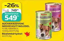 Auchan AUCHAN KEDVENC NEDVES KUTYAELEDEL ajánlat