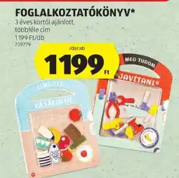 ALDI FOGLALKOZTATÓKÖNYV ajánlat