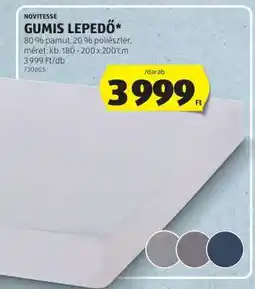 ALDI NOVITESSE GUMIS LEPEDŐ ajánlat