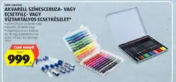 ALDI HOME CREATION Akvarell Színesceruza- vagy Ecsetfilc- vagy Víztartályos Ecsetkészlet ajánlat