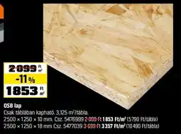 OBI osb lap ajánlat