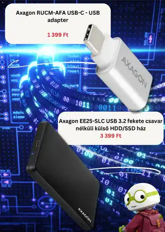 Axagon rucm-afa usb-c - usb adapter