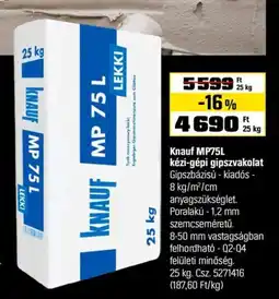 OBI Knauf mp75l ajánlat