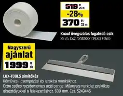 OBI Knauf üvegszálas fugafedő csík ajánlat