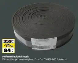 OBI Polifoam dilatációs habcsík ajánlat