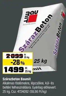 OBI Szárazbeton Baumit ajánlat