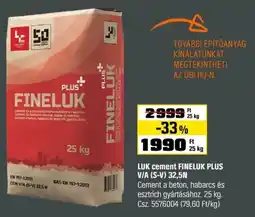 OBI Luk cement fineluk plus ajánlat
