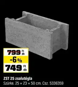 OBI Zst 25 zsalutéglá ajánlat