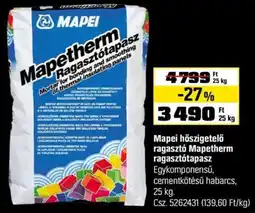 OBI Mapei mapetherm ragasztótapasz ajánlat