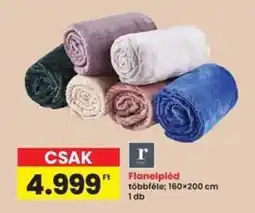 Interspar R flanelpléd ajánlat