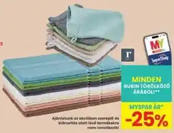 Interspar rubin törölköző ajánlat