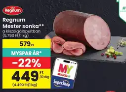 Spar Regnum mester sonka ajánlat
