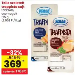 Spar Tolle szeletelt sajt ajánlat