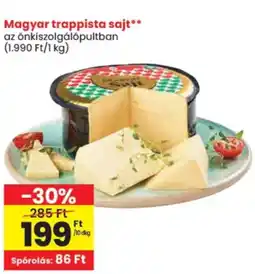 Spar Magyar trappista sajt ajánlat