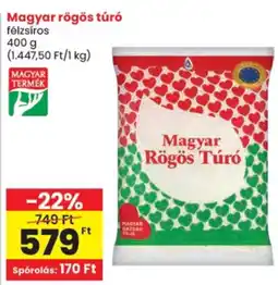 Spar Magyar rögös túró ajánlat