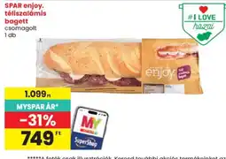 Spar spar enjoy bagett ajánlat
