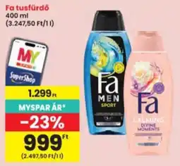 Interspar Fa tusfürdő ajánlat