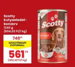 Interspar Scotty kutyaeledel ajánlat