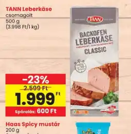 Spar Tann leberkase ajánlat