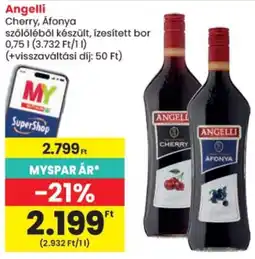 Spar Angelli szőlőléből készült izesített bor ajánlat