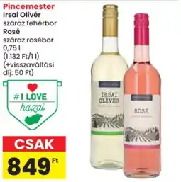 Spar Irsai Olivér száraz fehérbor ajánlat