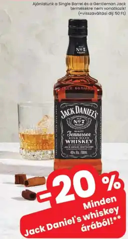 Spar Jack Daniel's whiskey ajánlat