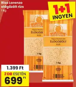 Spar Riso Lorenzo előgőzött rizs ajánlat
