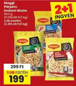 Spar Maggi instant tészta ajánlat