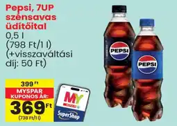 Spar Pepsi szénsavas üdítőital ajánlat