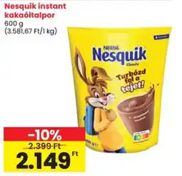 Spar Nesquik kakaóitalpor ajánlat