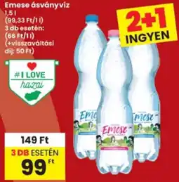 Interspar Emese ásványvíz ajánlat