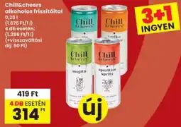 Interspar Chill & cheers alkoholos frissítőital ajánlat