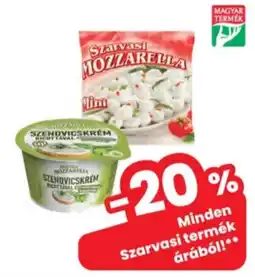 Interspar Szarvasi mozzarella ajánlat