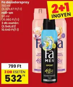 Spar Fa deodorant ajánlat