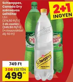 Spar Schweppes szénsavas üdítőital ajánlat