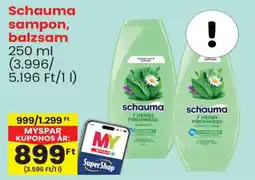 Spar schauma sampon, balzsam ajánlat