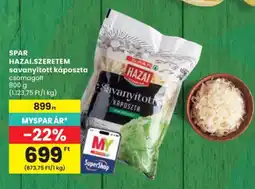 Spar spar hazai szeretem savanyított káposzta ajánlat
