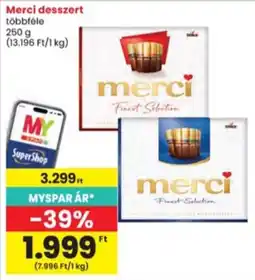 Interspar Merci desszert ajánlat