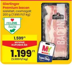 Spar Gierlinger premium bacon ajánlat